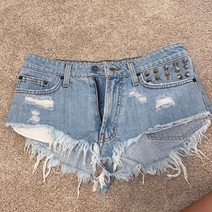 Carmar denim shorts (sold out everywhere!)